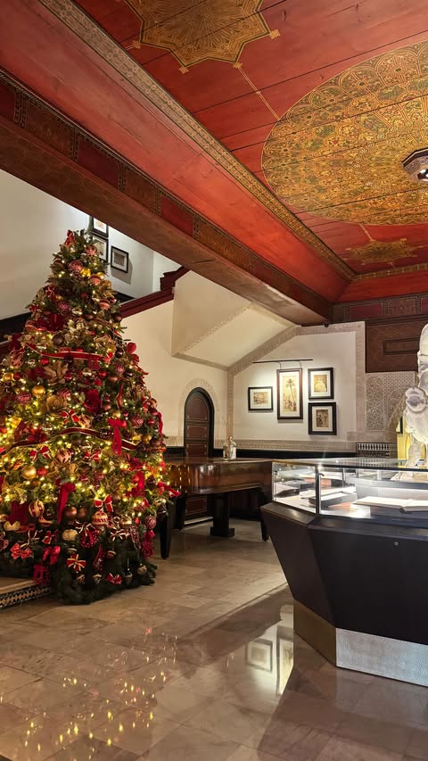 Instagram post by @elhor.oumaima for Nespresso. Caption reads: Because great mornings start with Nespresso ✨☕️....