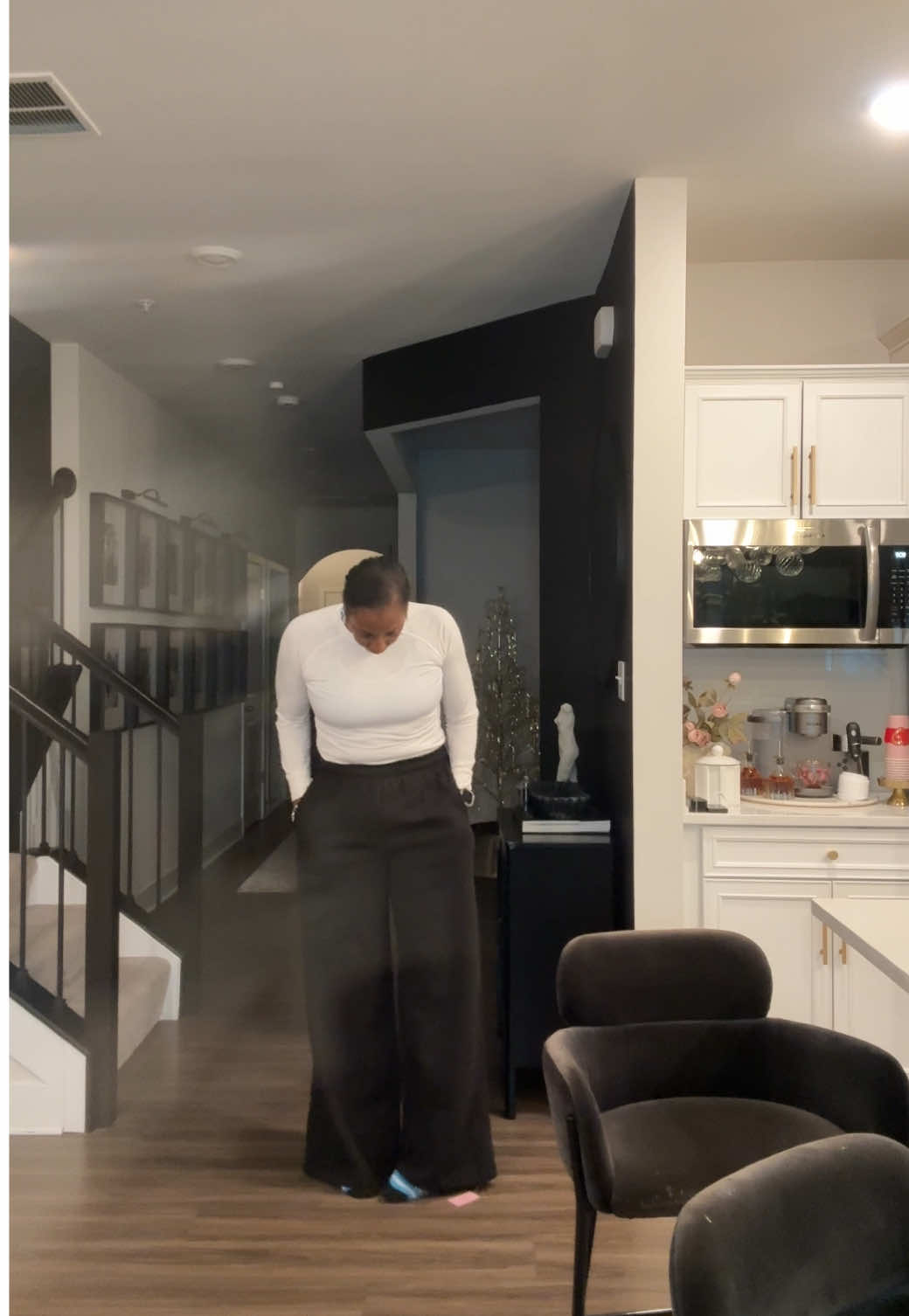 TikTok post by @kimandtommy for PrettyLittleThing. Caption reads: [...] 😌✨ but that’s not why we’re here.....