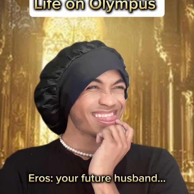 Instagram post by @mustbefayt for VITALY. Caption reads: Psyche meets her secret admirer. Her necklace is....