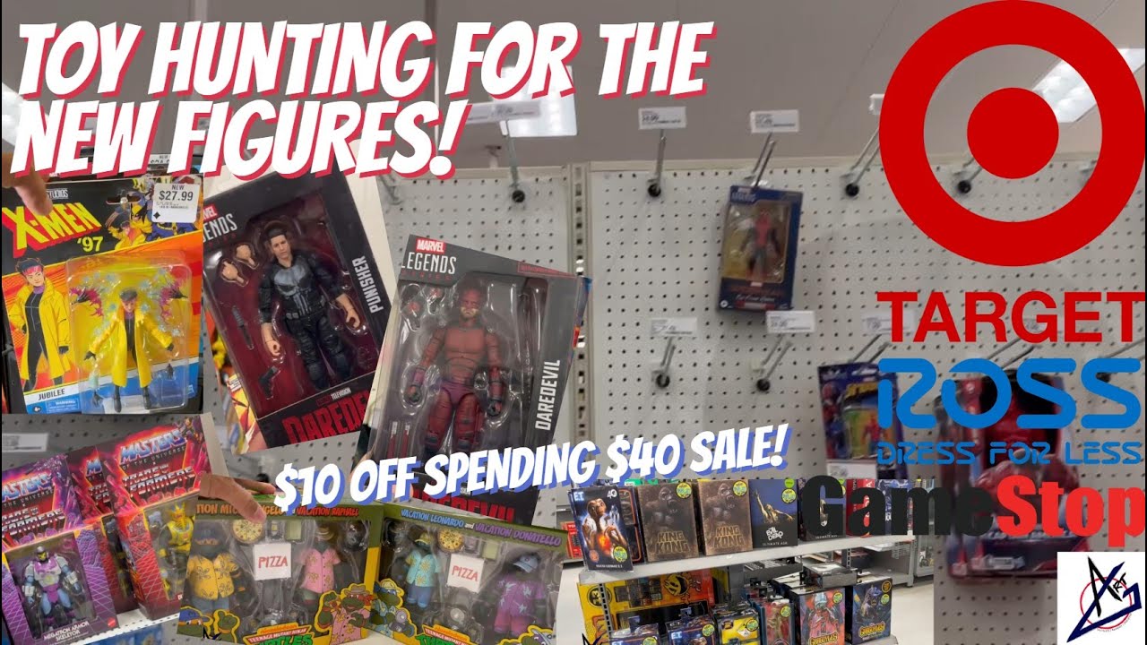 YouTube post by @ArtGcollection for Sticker Mule. Caption reads: EP586 -Target Sale! Hunt for New Figs! So Many at....