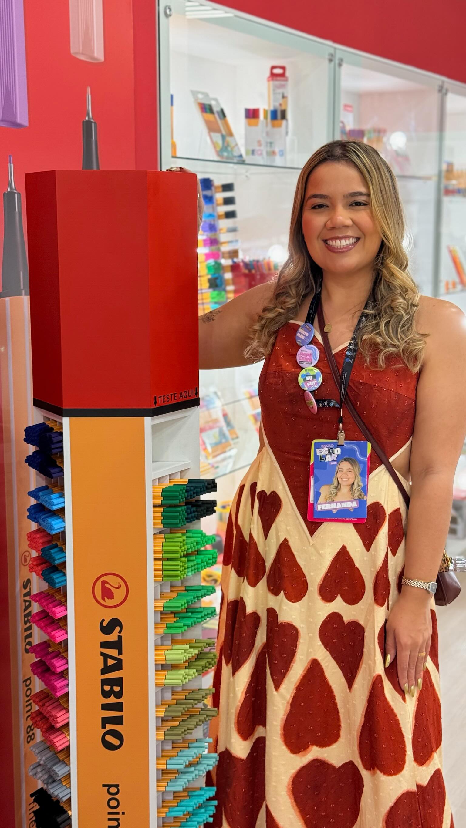 Instagram post by @newjudge_ for STABILO. Caption reads: Próximos lançamentos @stabilobrasil.