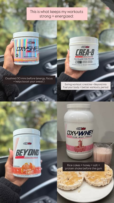 Instagram post by @itsme_movewithmady for EHPlabs. Caption reads: [...] get it done All my supplements are from....