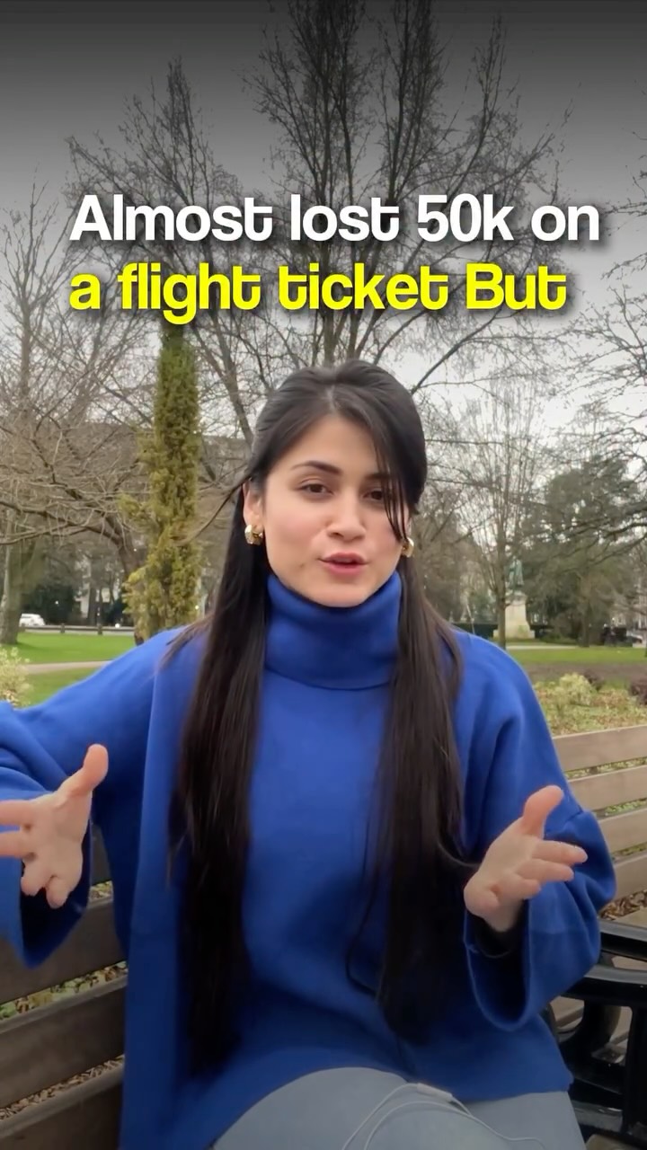 Instagram post by @gunjan_kunwar99 for Makemytrip. Caption reads: ₹50,000 almost gone?! Here’s how I got every rupee....