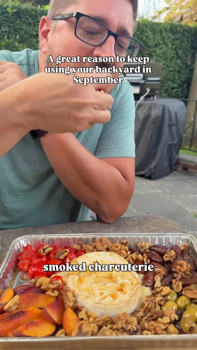 Instagram post by @verasweeney for Asmoke Grill. Caption reads: [...] to smoke our snack this weekend. The....