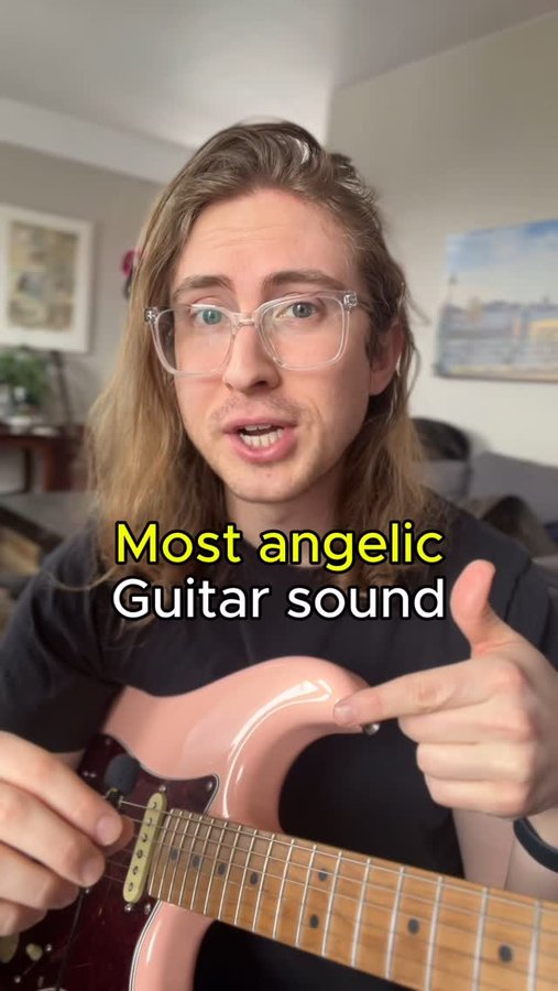 Instagram post by @jordan.wav for Neural DSP. Caption reads: [...] most angelic guitar sound with the new....