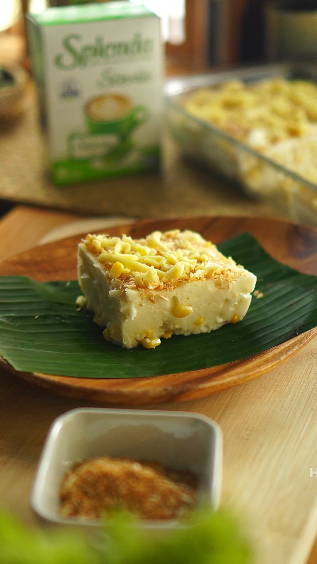 Instagram post by @healthyfoodie_ph for Splenda. Caption reads: Cheese Maja Blanca Low Sugar ⬇️
Ingredients:
400ml....