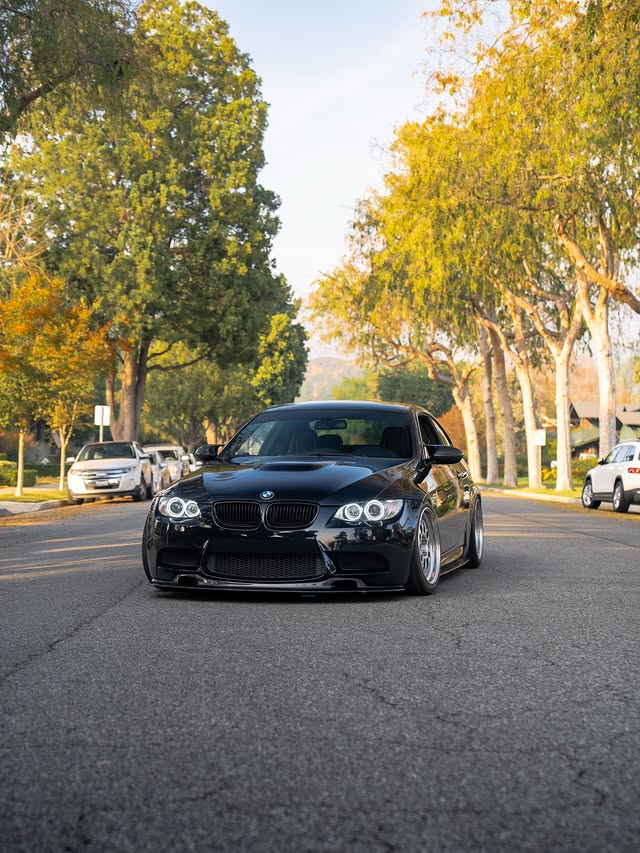 Instagram post by @sloww_m3 for BlackVue. Caption reads: Peak. sponsors: @carbonklasse @blackvueofficial....