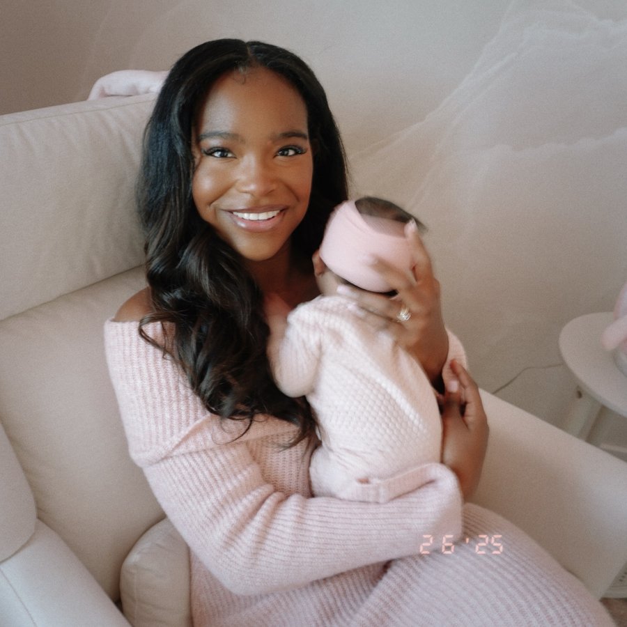 Instagram post by @lifewiththeperas for Babyletto. Caption reads: [...] been too sweet to me 🥹🫶🏾

Thanks....