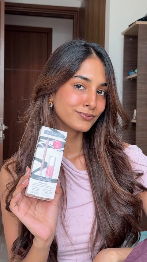 Instagram post by @iamradhikarai for LUXASIA. Caption reads: [...] duo exclusively on @sephora_india💌....