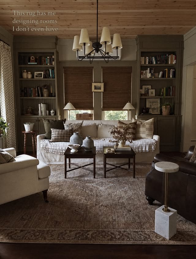 Instagram post by @styleitprettyhome for Loloi. Caption reads: [...] from @magnolia by @joannagaines x....