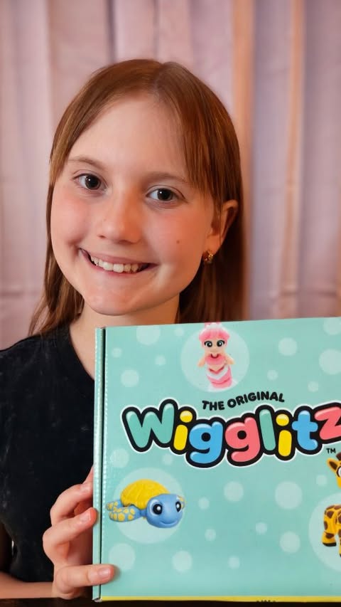Instagram post by @lacey.officially for KidStuff Public Relations. Caption reads: AD | I totally lost the Wigglitz challenge! 🤣 It....