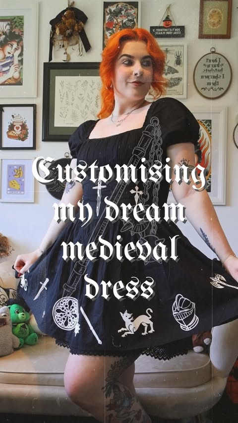 Instagram post by @illicitbehaviour for Cricut. Caption reads: Ghouls just want to dress like they stepped out of....