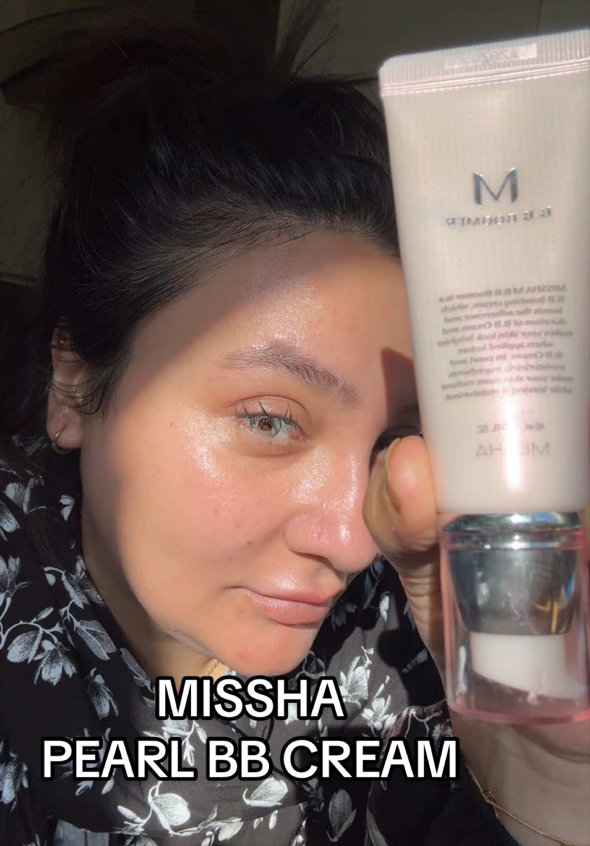 TikTok post by @docnafiakhan for Missha. Caption reads: [...] underneath makeup. So a perfect primer!....