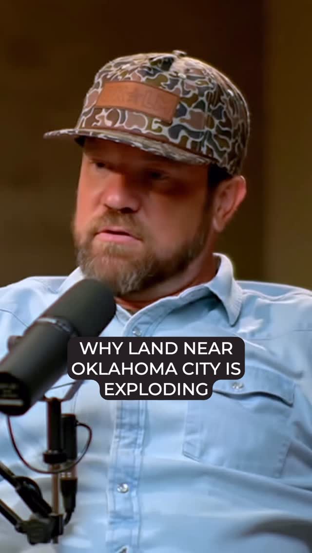Instagram post by @oklahomalandmark for This is Oklahoma. Caption reads: Blake @oklahomalandmark talks about how the land....