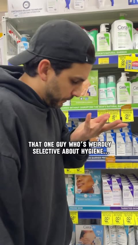 Instagram post by @mbrunelli for CeraVe. Caption reads: [...] line at cleansing with @cerave_aunz #Ad....