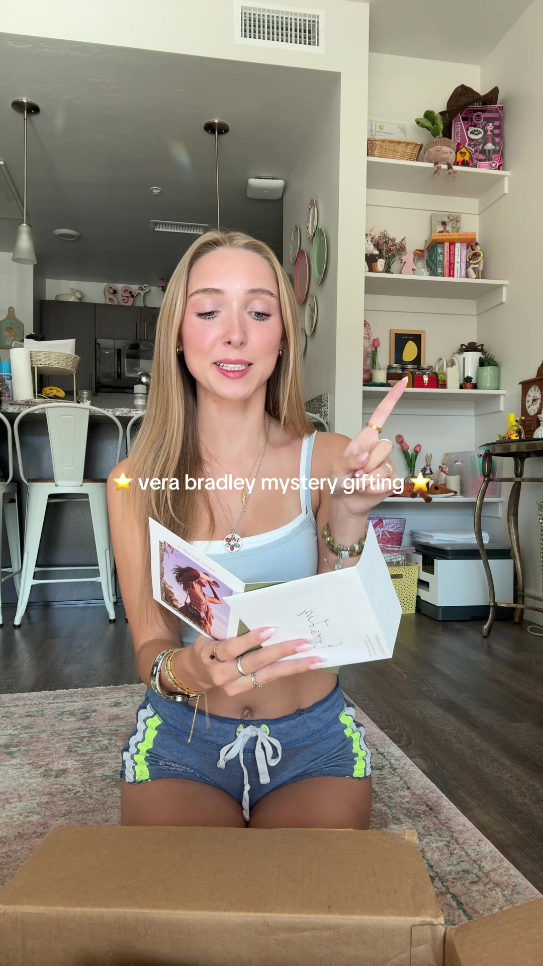 TikTok post by @emmalizzz for Vera Bradley. Caption reads: [...] WHICH IS YOUR FAV? ily vb team! @Vera....