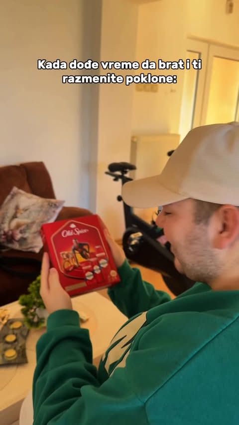 Instagram post by @zeljkomalenovic for Old Spice. Caption reads: Da li je i kod vas ista priča da vi svima kupujete....