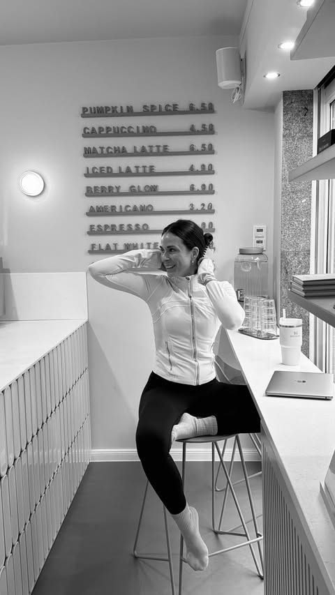 Instagram post by @patriciawirschke for lululemon. Caption reads: Ad/ here I am with my @lululemon favorites and how....