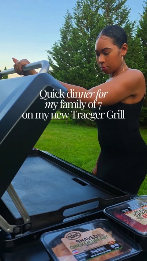 Instagram post by @cooking_with_dimples for Traeger Grills. Caption reads: [...] than I expected. Huge thanks to....