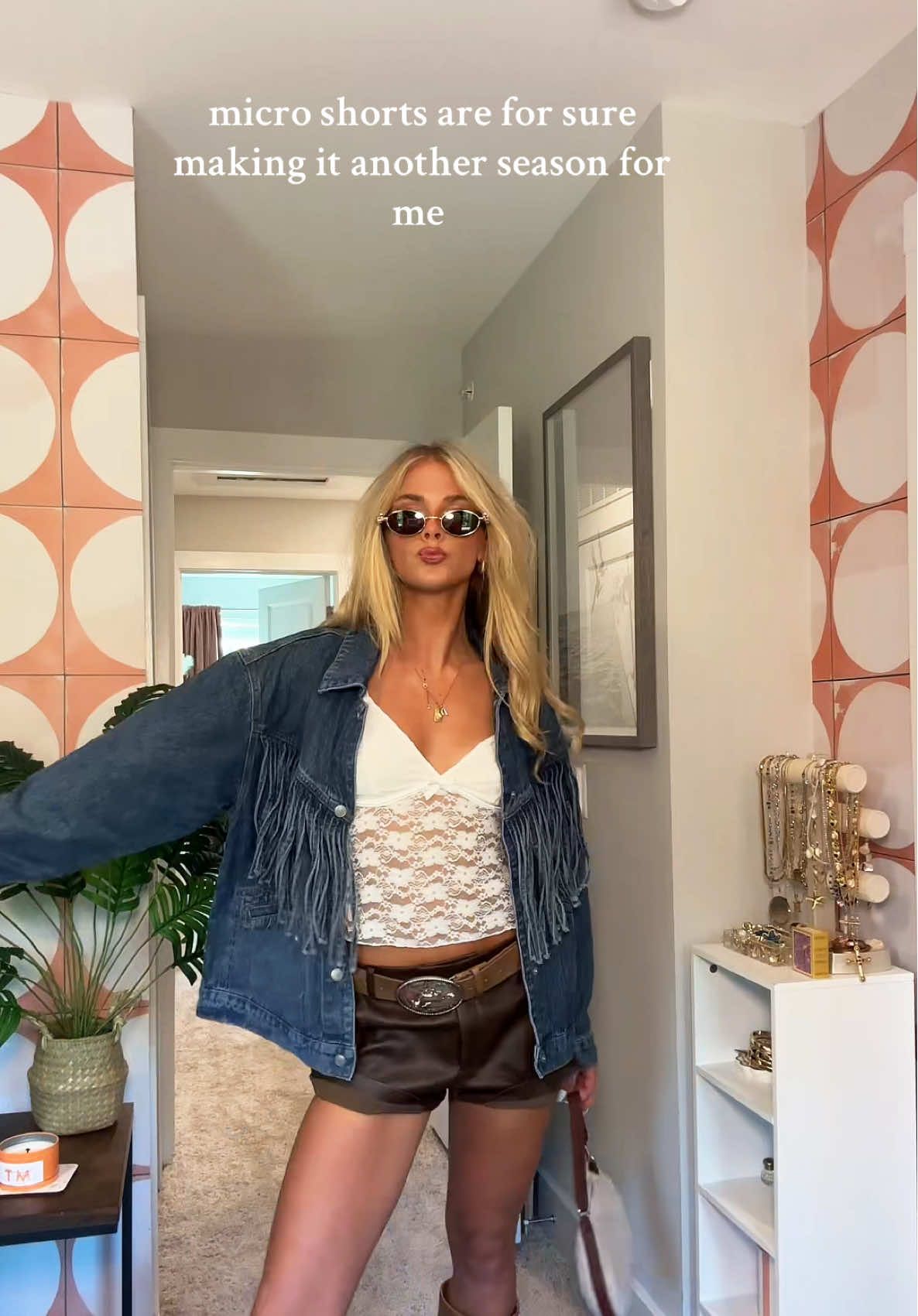 TikTok post by @morganhardyyy for PEPPERMAYO. Caption reads: [...] long! these ones are from @PEPPERMAYO....
