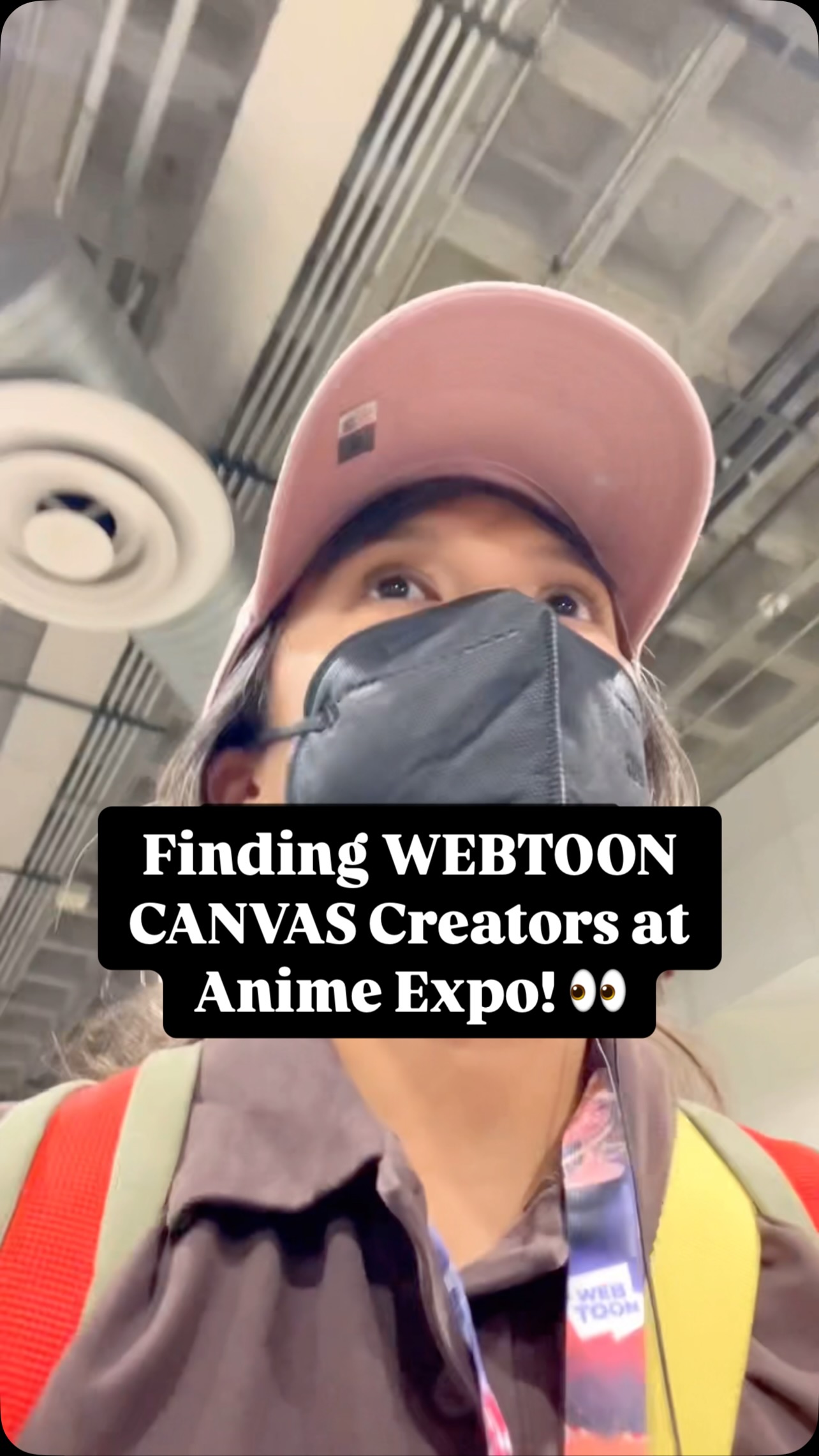 Instagram post by @renstrapp for WEBTOON. Caption reads: Trying to find WEBTOON CANVAS Creators at....