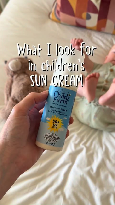 Instagram post by @doctor.lils for Childs Farm. Caption reads: [...] for babies from 6 months+, the Childs Farm....