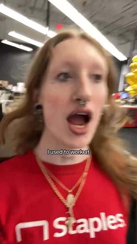 Instagram post by @blivxxy for Staples. Caption reads: [...] lore is deep between @partycity and me....
