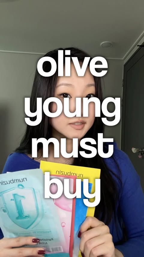 Instagram post by @lanaibnida for numbuzin. Caption reads: [...] #koreanskincare #oliveyoungmustbuy....