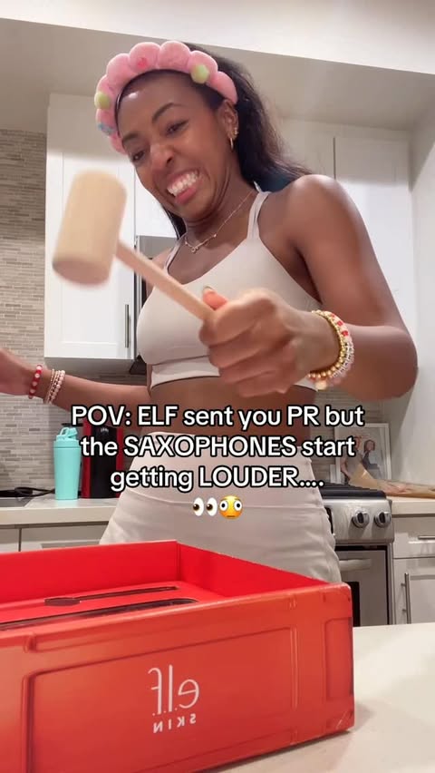 Instagram post by @lifewithchristirose for e.l.f. Cosmetics and Skincare. Caption reads: Me: “What could possibly go wrong?” 🤠 The....