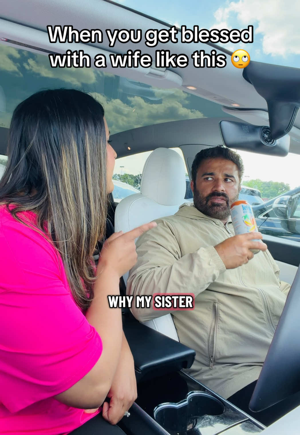 TikTok post by @mai_yaazi for Leisure Project Co. Caption reads: Which sister? Also keep them hydrated this summer....
