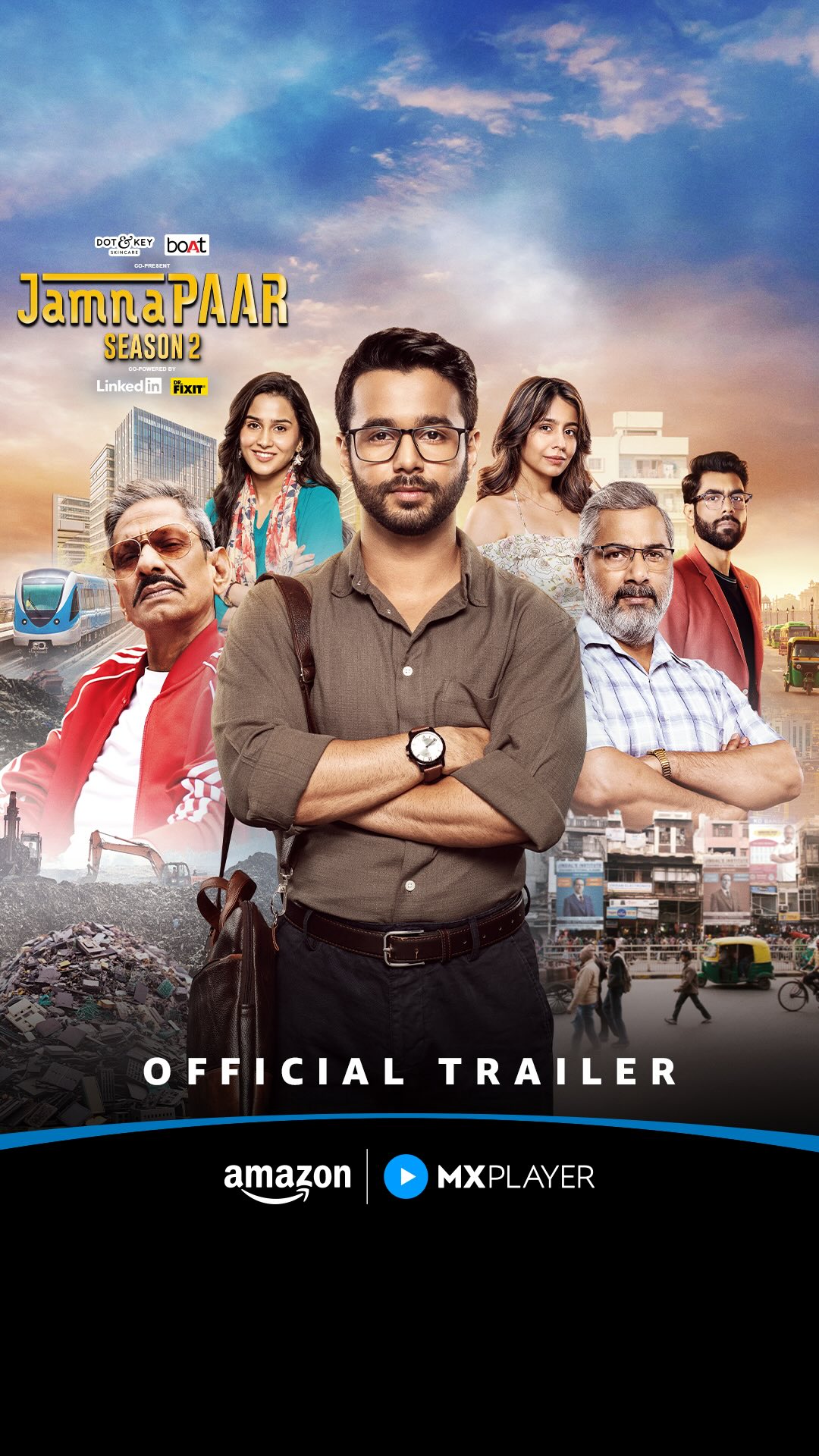 Instagram post by @reel_anushka for MX Player. Caption reads: iss baar Jamna ke uss paar ki kahaani hogi aur bhi....