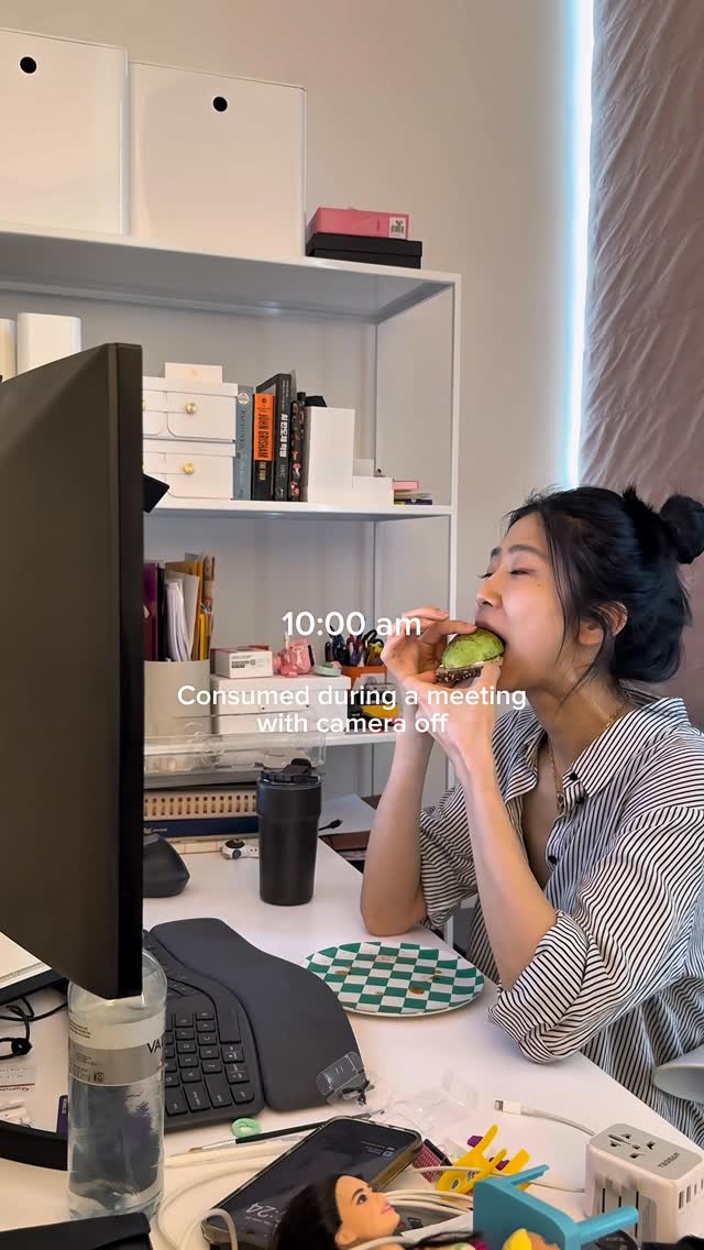 Instagram post by @mini.tiger.zen for Ziploc. Caption reads: #ZiplocPartner | What I eat in a day (working from....