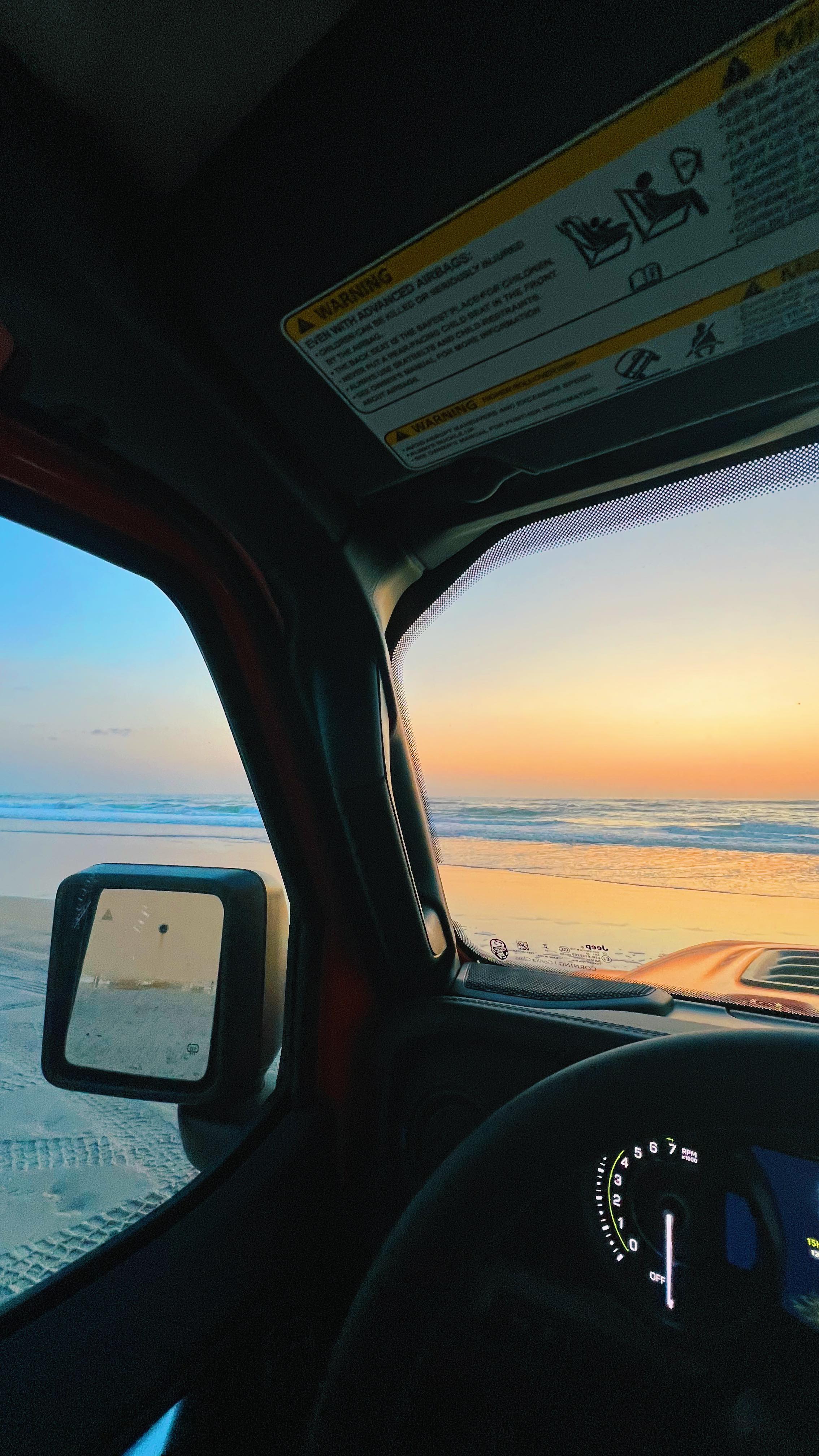 Instagram post by @hannnah.leigh.c for Jeep. Caption reads: duck duck jeep at Jeep Beach! Which one do you....