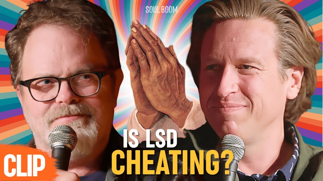 YouTube post by @SoulBoom for Bragg. Caption reads: Breaking Down Psychedelics w/ Pete Holmes.