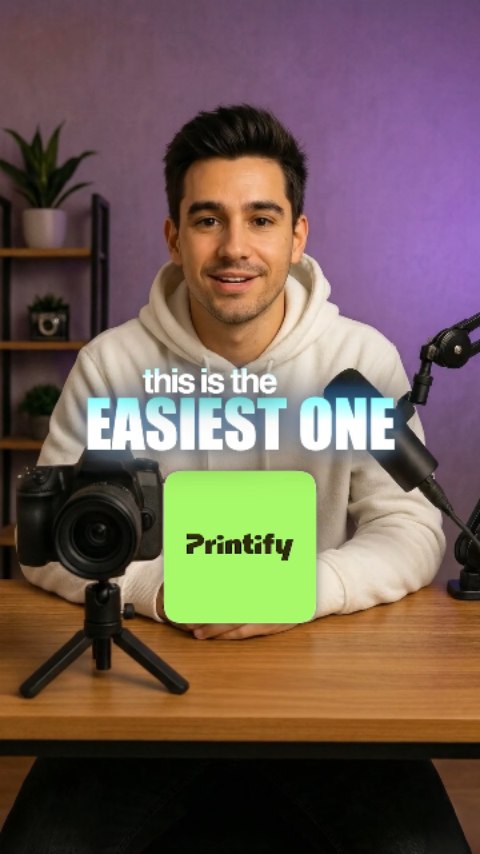 Instagram post by @creators.husstle for Printify. Caption reads: [...] to start today.

Paid Partnership with....