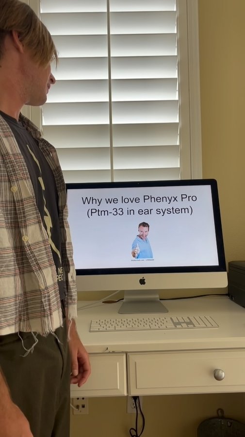 Instagram post by @jetteeband for Phenyx Pro. Caption reads: Thank you so much @phenyxpro and Miranda Zhong for....