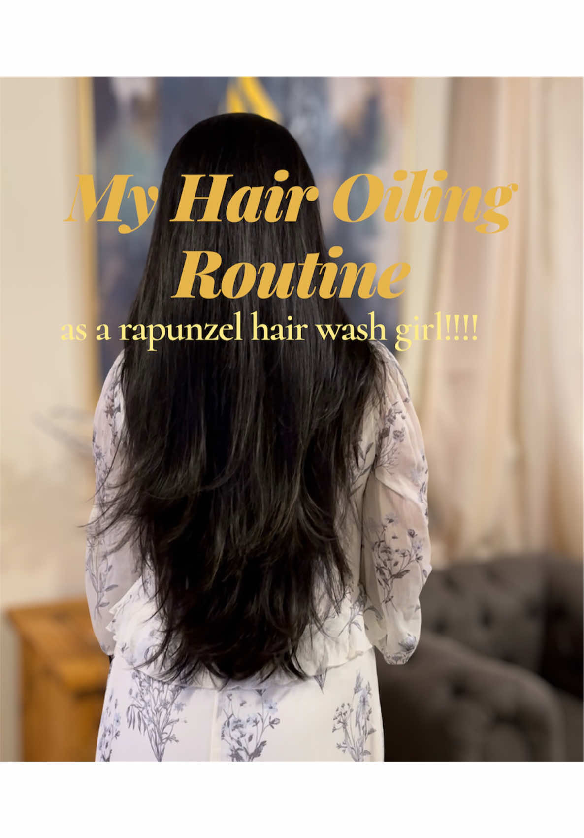 TikTok post by @lifewithhira786 for Nature Spell. Caption reads: my haircare routine. 💯 #haircare #hairoiling....