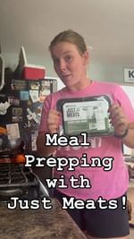 Instagram post by @kayla.lady.farmer for Just Meats. Caption reads: #ad

I recently received a package from....