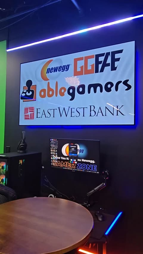 Instagram post by @rockynohands for Newegg. Caption reads: We’re proud to sponsor today’s Newegg Power Up for....
