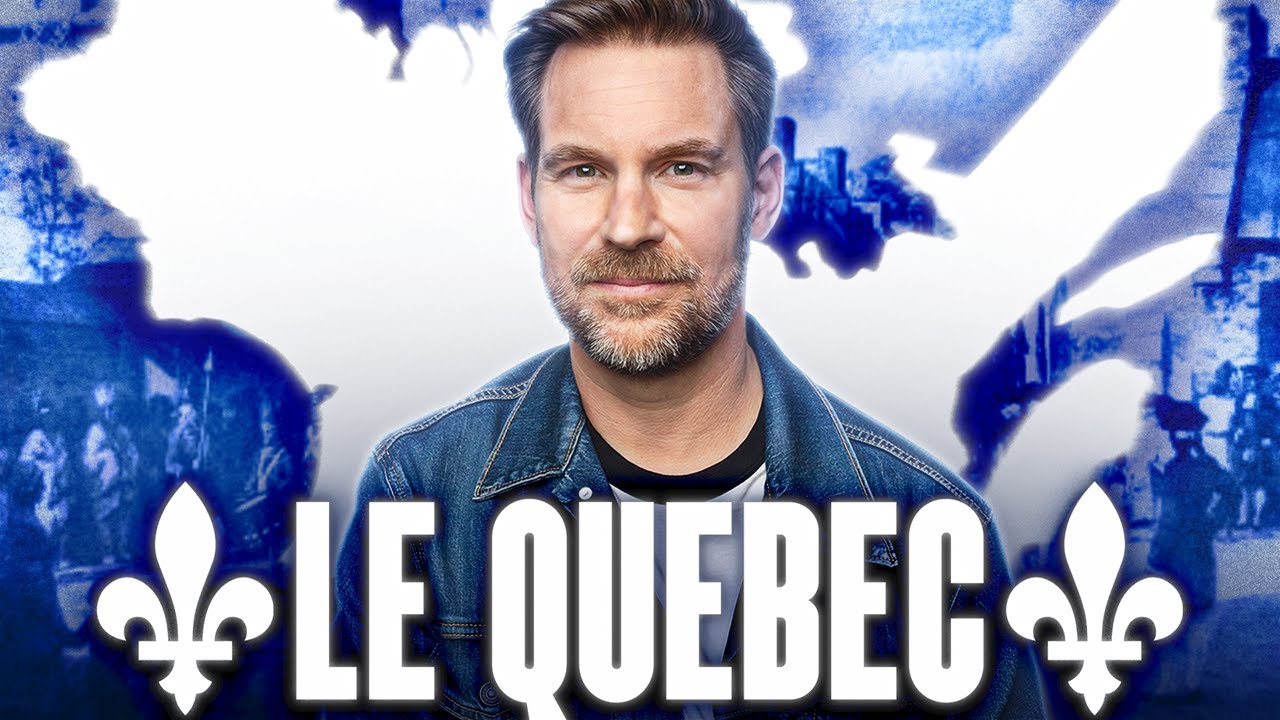 YouTube post by @lhistoirenousledira for Storyblocks. Caption reads: The entire history of Quebec in 40 minutes |....