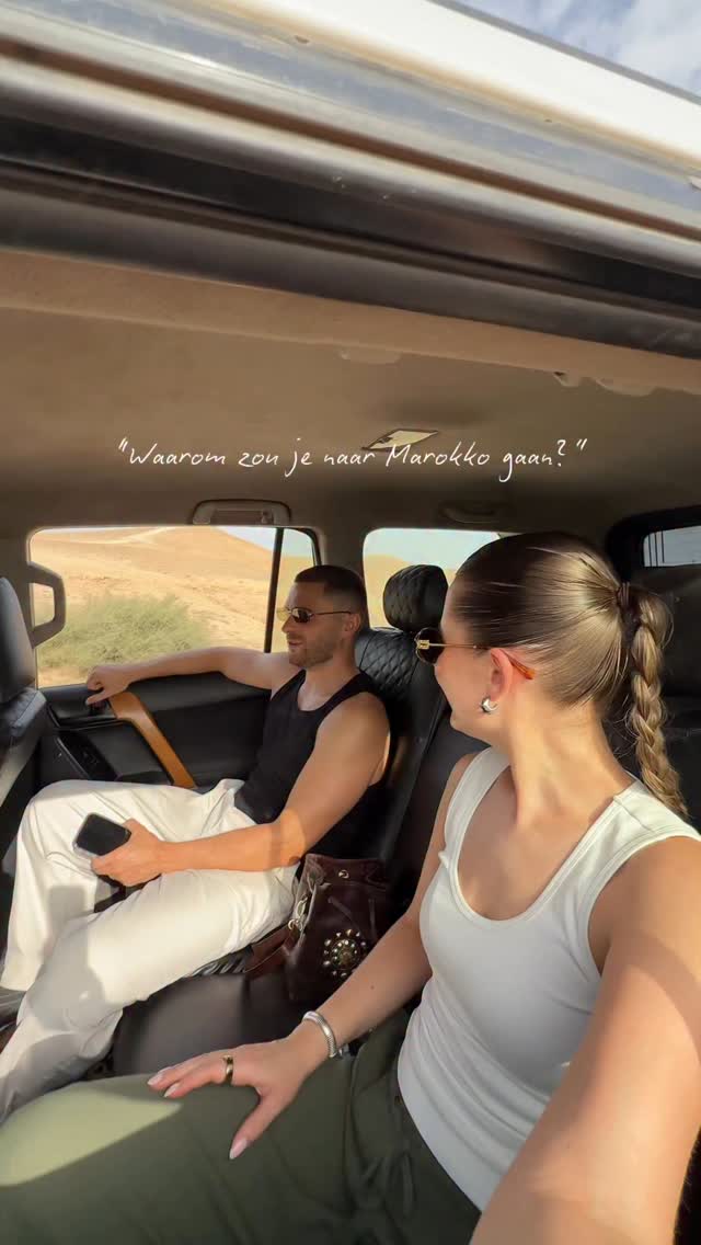 Instagram post by @lanacuvelier for Visit Morocco. Caption reads: Een 10-daagse droomtrip door Marokko met....