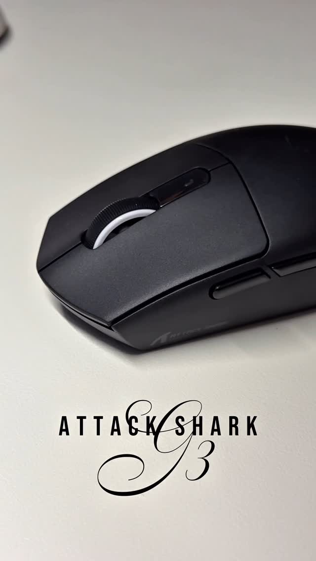 Instagram post by @blacklungio for Attack Shark. Caption reads: Thank you @attacksharkgear for sending me the G3....