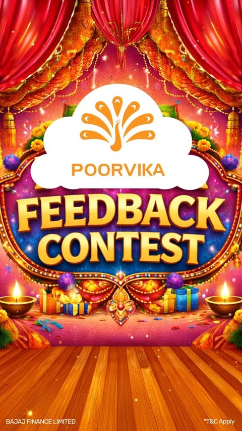 Instagram post by @bajajfinserv__emihaina for Poorvika. Caption reads: [...] budget 💸 Shop TVs & electronics at Poorvika....