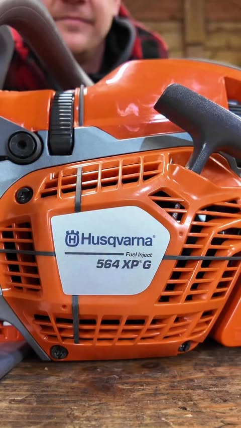 Instagram post by @machinery_nation for Husqvarna. Caption reads: Unboxing NEW Chainsaw Accessories from Husqvarna....