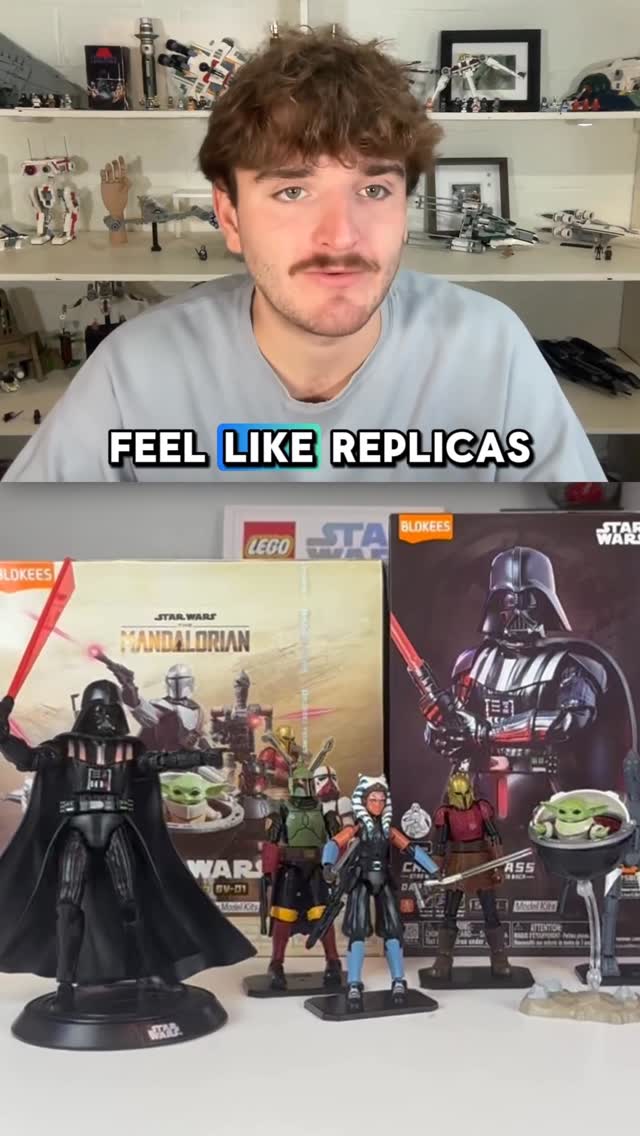 Instagram post by @thisorthatstarwars for Blokees. Caption reads: Thank you @blokees.official for sending us these....