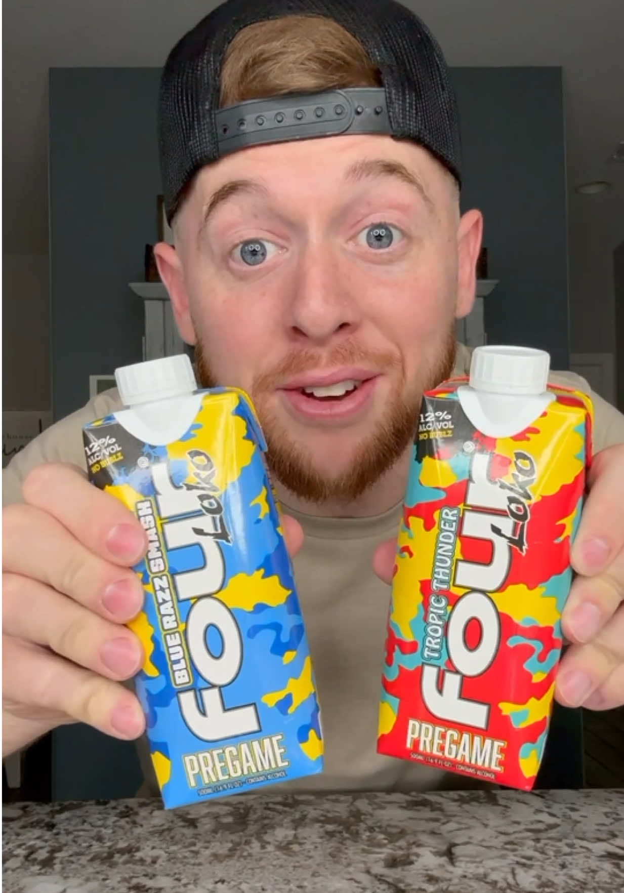 TikTok post by @drinkowithrico for Four Loko. Caption reads: Rating the NEW Four Lokos ?!👀🔥 The new non....