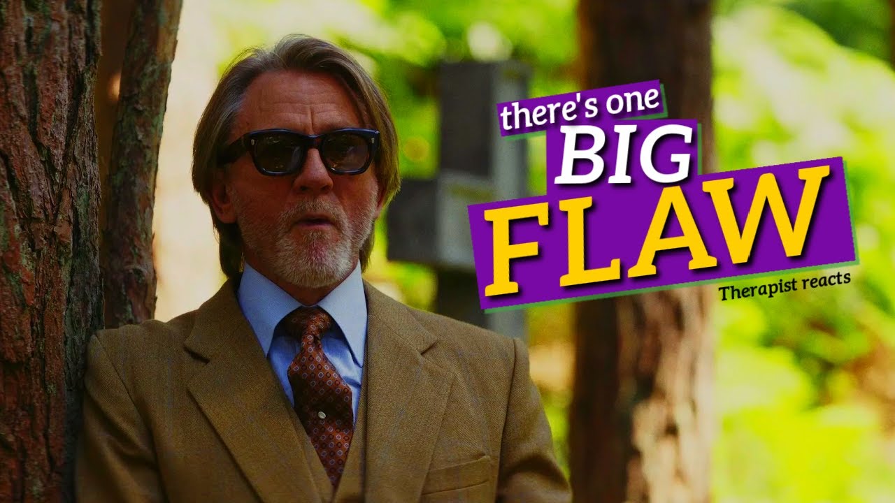 YouTube post by @mylittlethoughttree for World Anvil. Caption reads: Knives Out 3 does something strange.