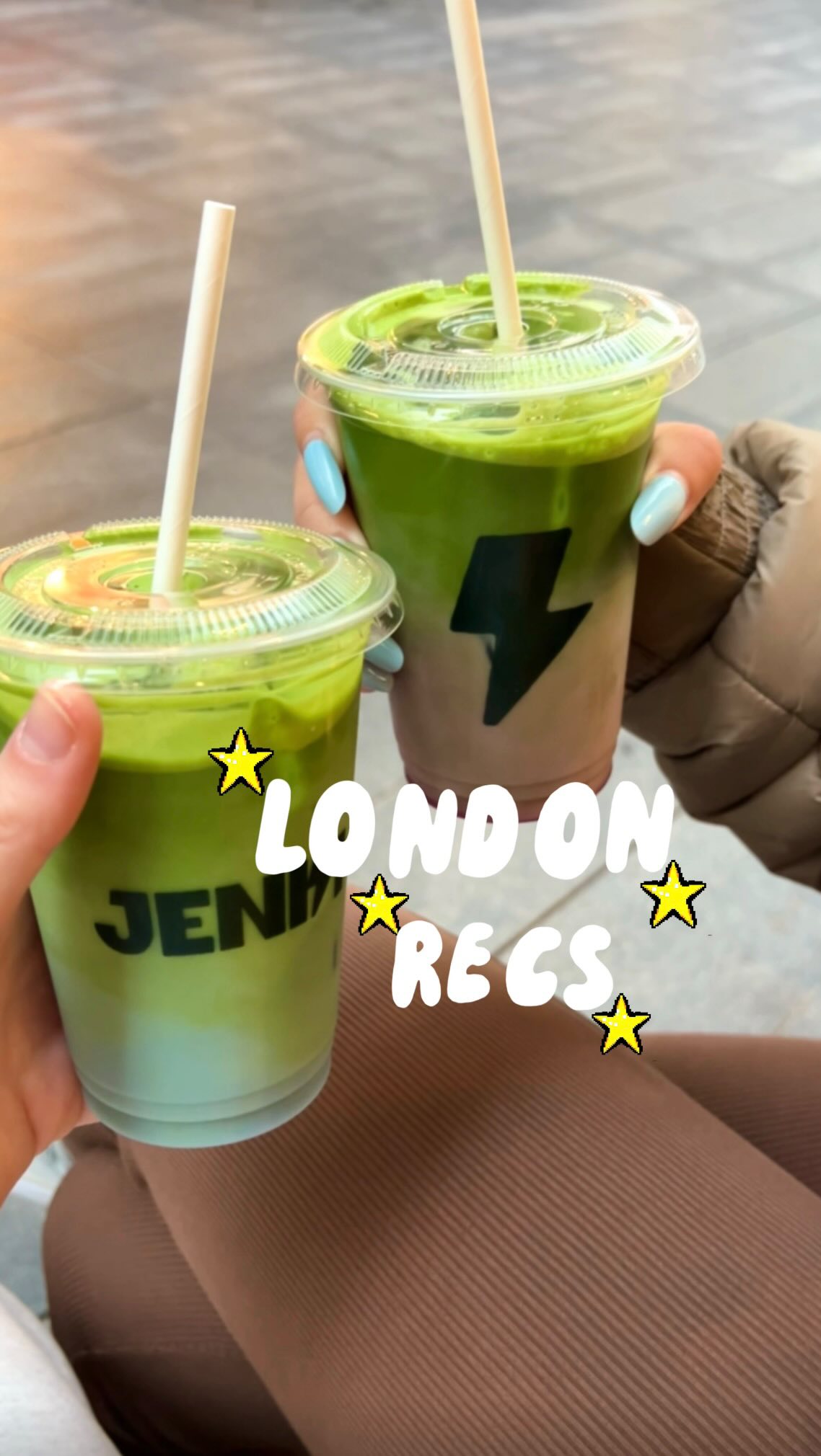 Instagram post by @trippinwithmads for Tessan. Caption reads: 3 fun London things you won’t find on Google....