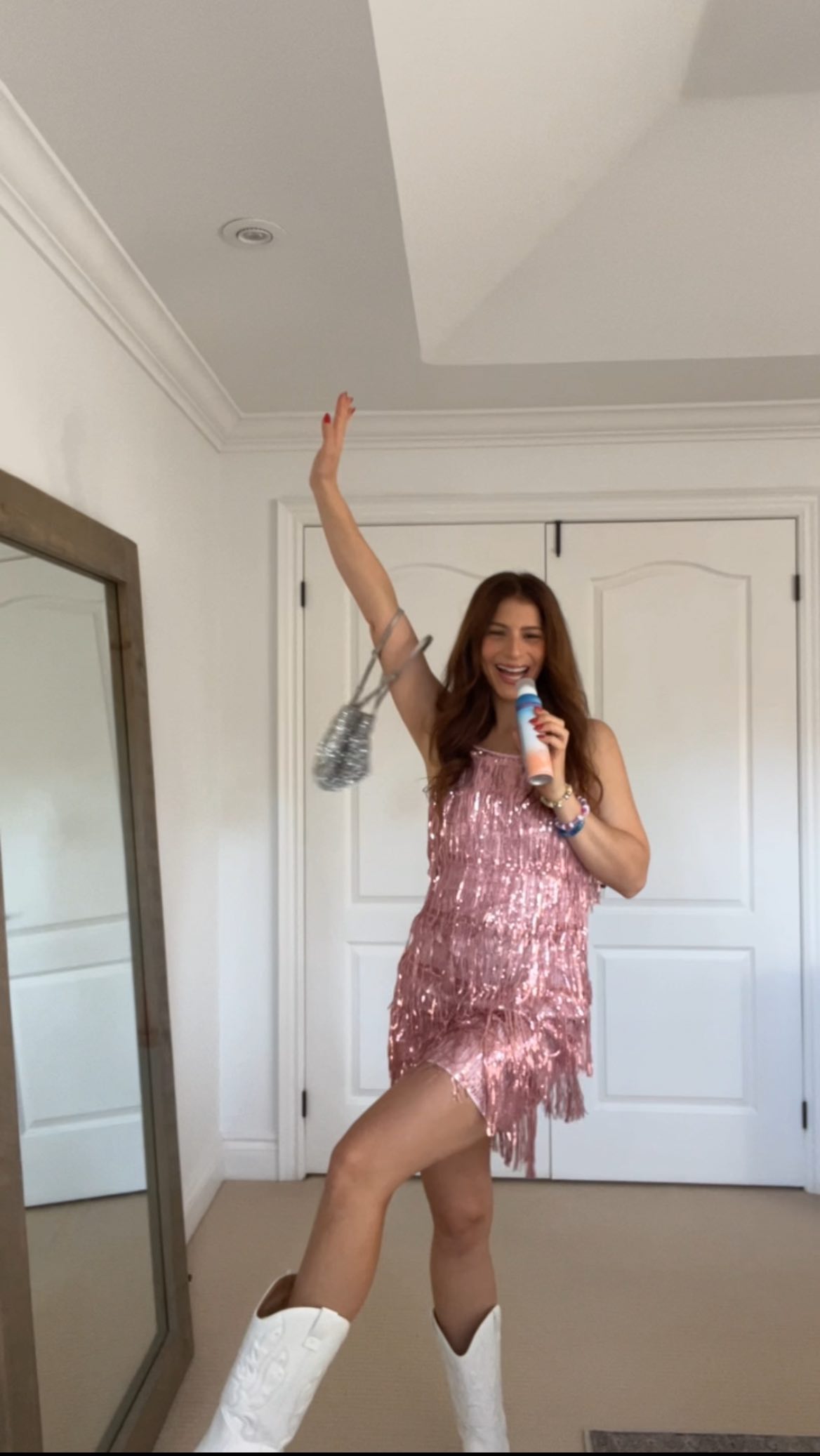 Instagram post by @kale_and_krunches for Secret Deodorant. Caption reads: GRWM for the concert of the year with Secret Whole....
