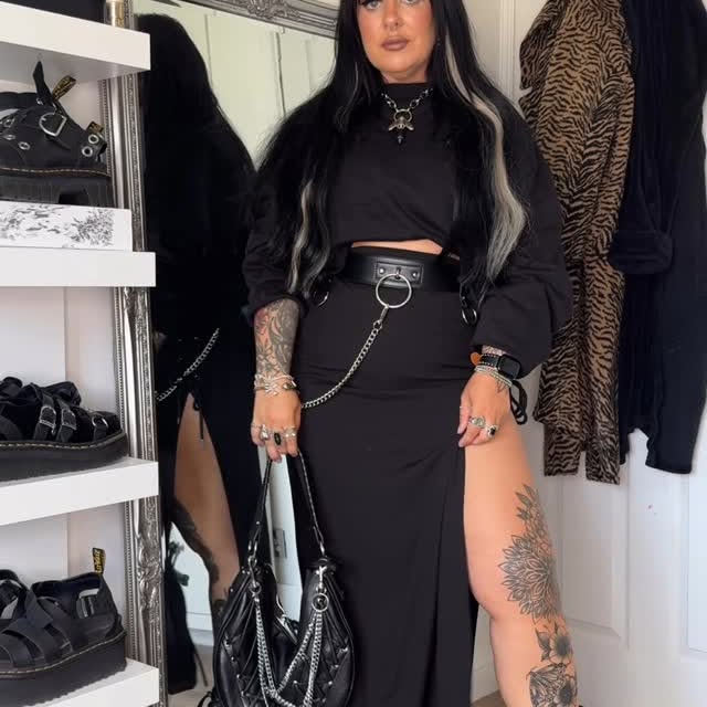 Instagram post by @vicki_somerville for Damaged Society. Caption reads: [...] Sinister Stories (part 1) over on....